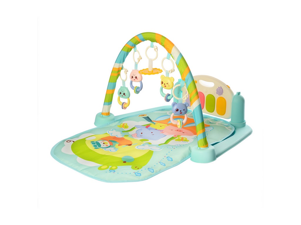 Килимок для немовляти M 5470 AB, 72 см, піаніно з музикою та світлом, Limo Toy