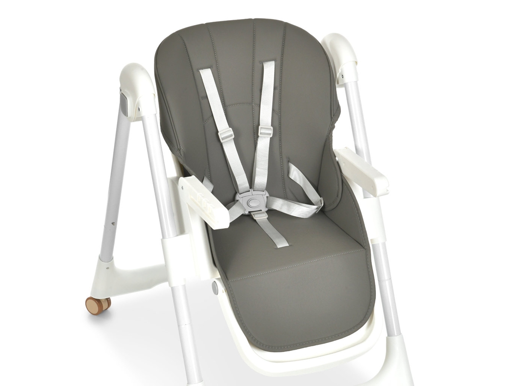 Дитячий стульчик для годування Bambi M 5673 Gray, 8 положень висоти, 2 положення спинки, сірий