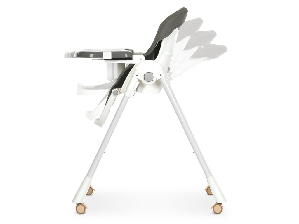 Дитячий стульчик для годування Bambi M 5673 Gray, 8 положень висоти, 2 положення спинки, сірий