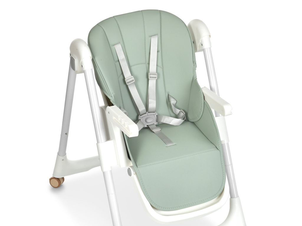 Дитячий стульчик для годування Bambi M 5673 Mint, 8 положень висоти, 2 положення спинки, м'ятний