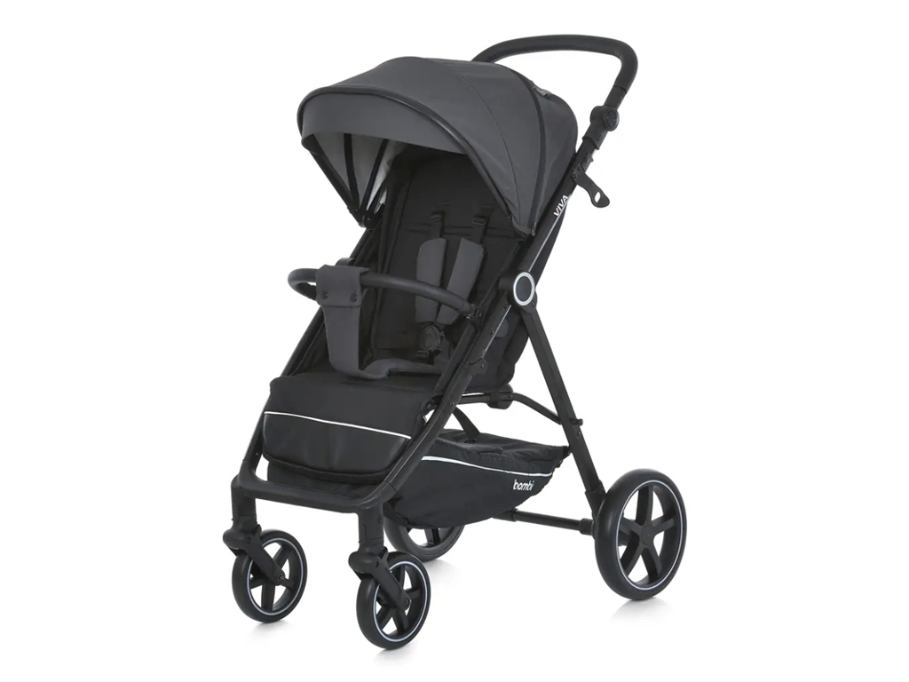 Коляска дитяча прогулянкова. Bambi M 5723 VIVA Ash gray