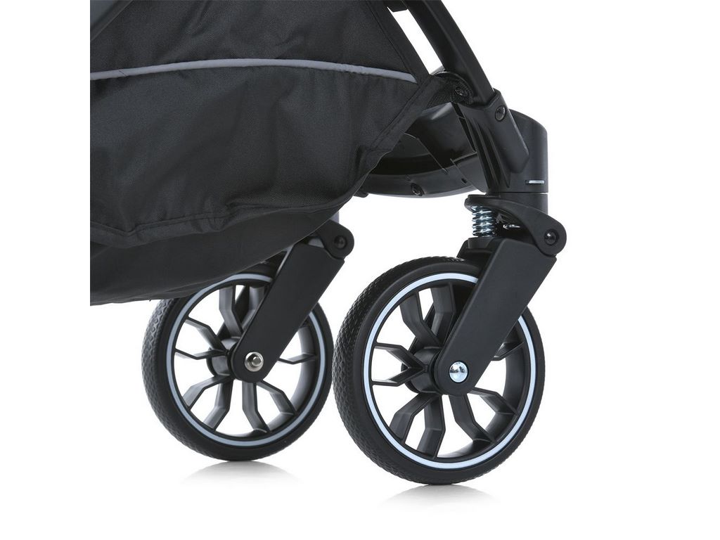 Коляска дитяча прогулянкова чорна, Bambi