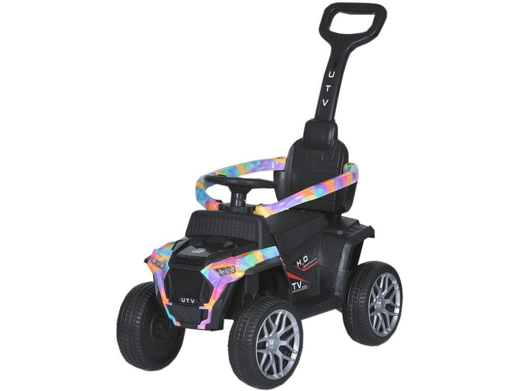 Каталка-толокар із батьківською ручкою 2в1. Bambi Racer M 5732EBLR-12