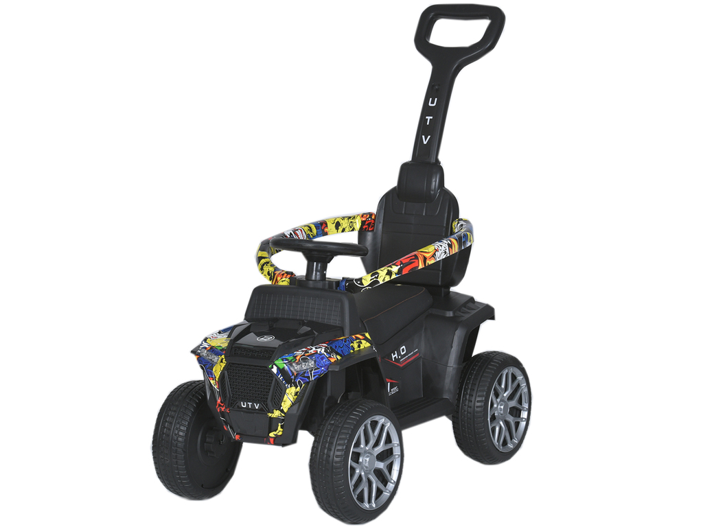 Каталка-толокар із батьківською ручкою 2в1. Bambi Racer M 5732EBLR-6