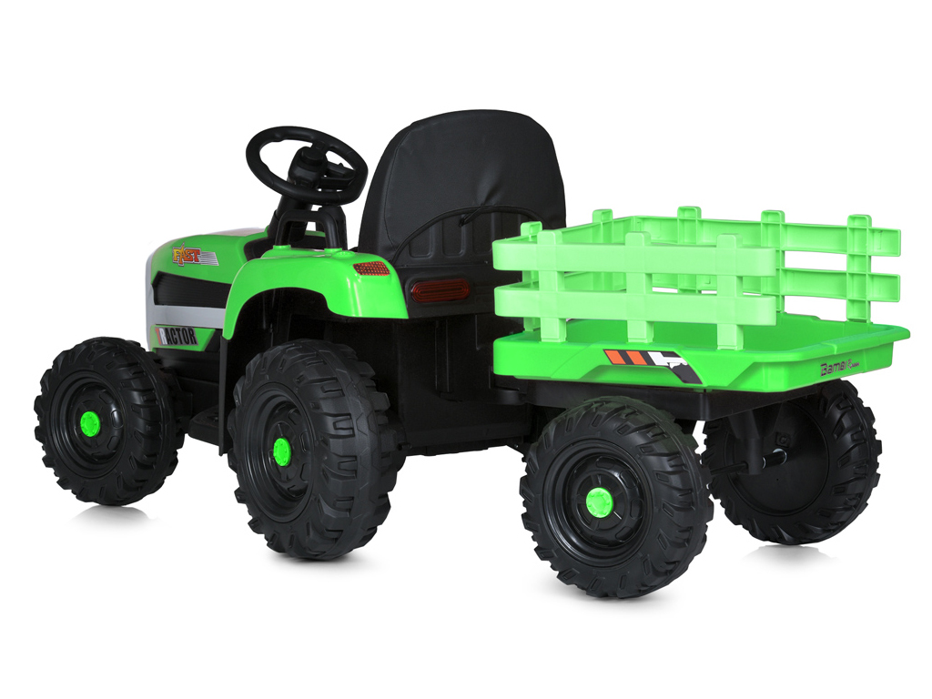 Дитячий електромобіль Трактор з причепом. Bambi Racer M 5733EBLR-5