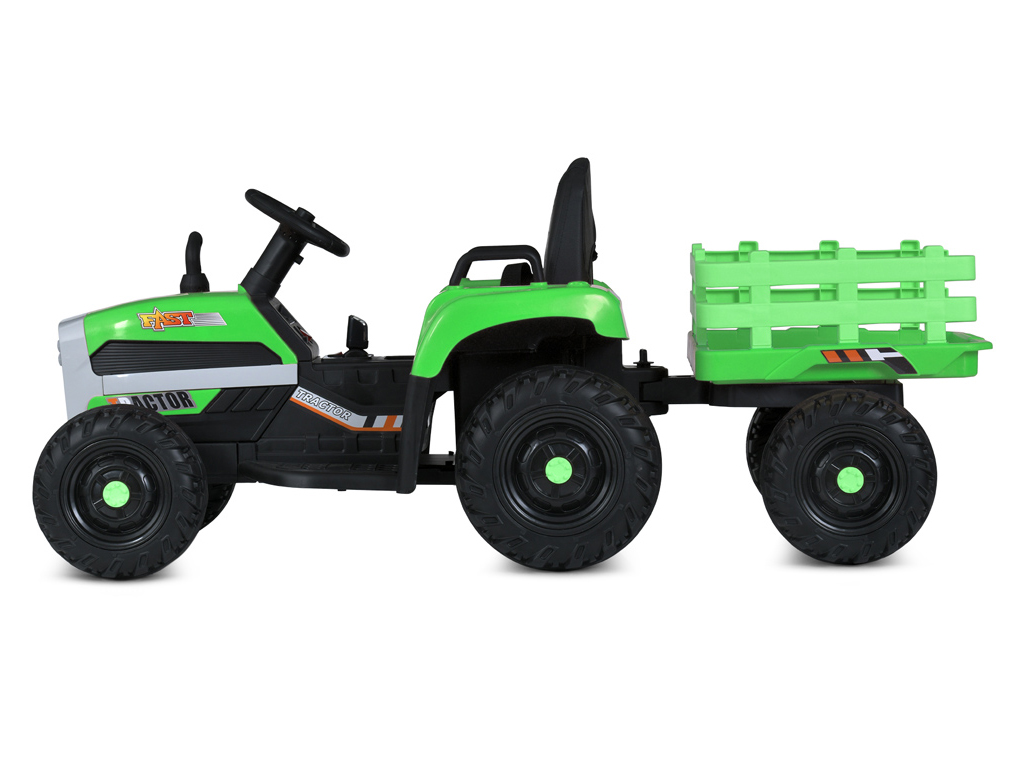 Дитячий електромобіль Трактор з причепом. Bambi Racer M 5733EBLR-5
