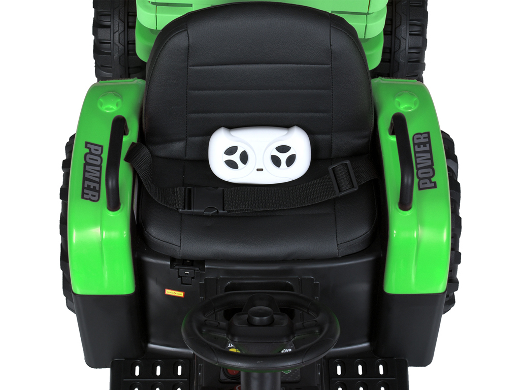 Дитячий електромобіль Трактор з причепом. Bambi Racer M 5733EBLR-5