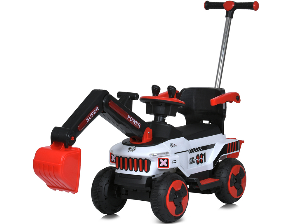 Каталка-толокар із батьківською ручкою Трактор 3в1. Bambi Racer M 5783BLR-3