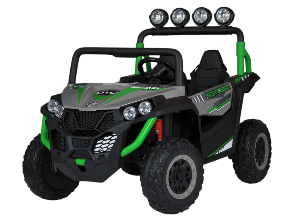 Дитячий електромобіль джип 4×90W, акумулятор 24V7Ah, EVA-колеса, двомісний, сірий