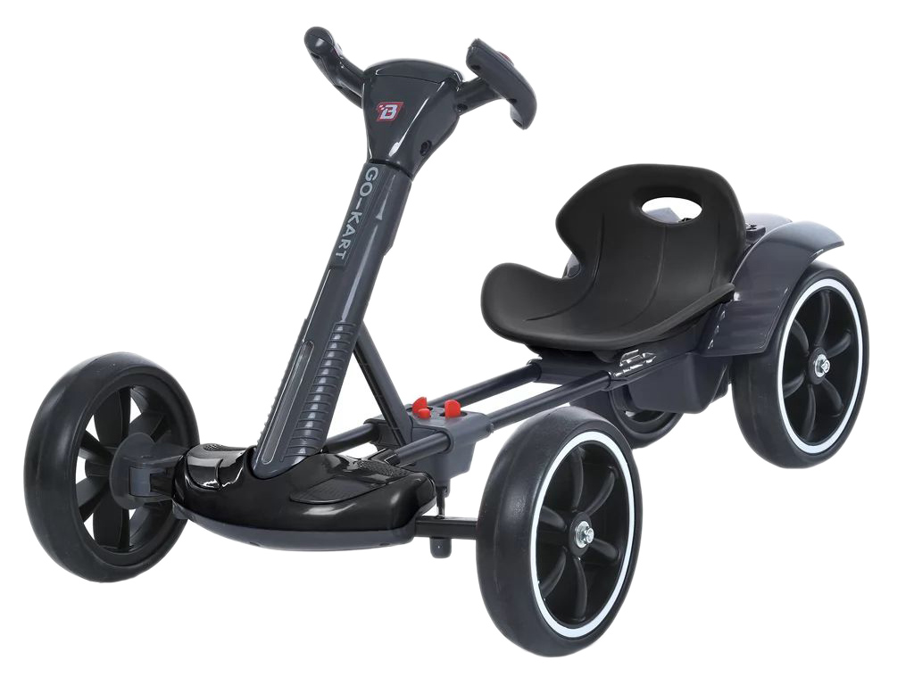 Електрокарт дитячий чорний, 1мотор 35W, Bambi kart M 6072EBR-2
