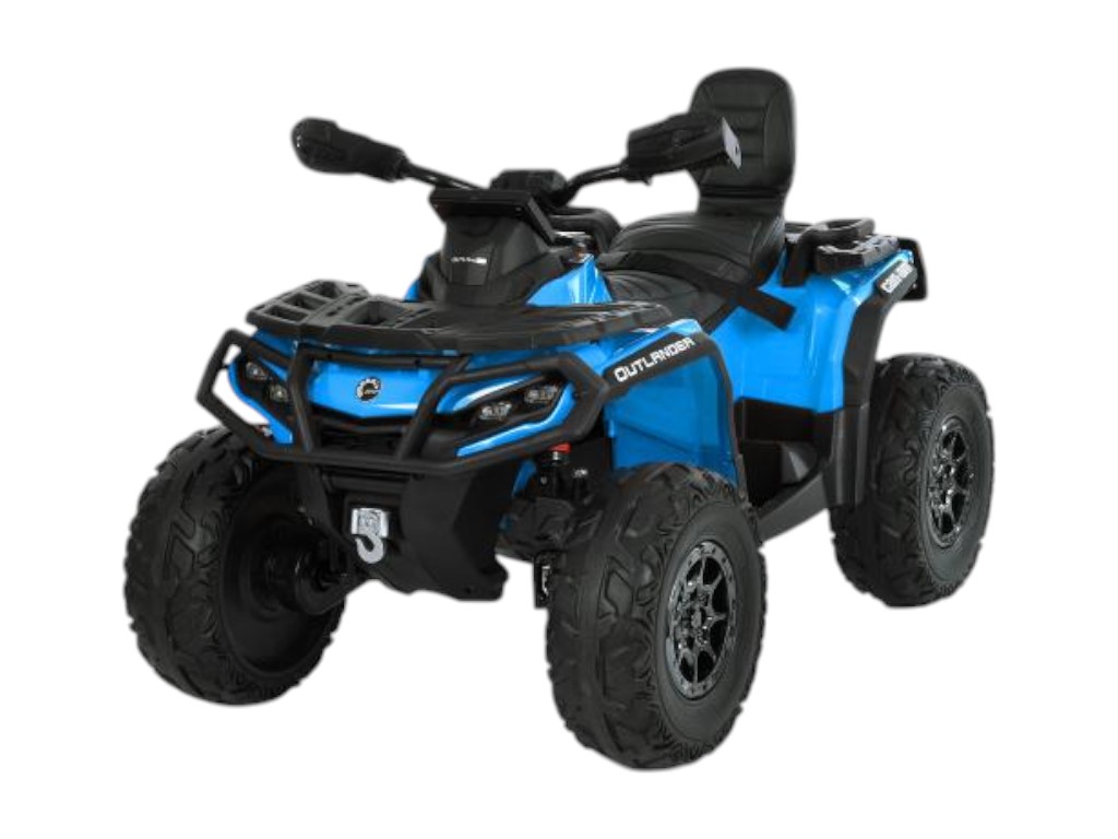 Квадроцикл електричний 4 мотори 200W, акумулятор 24V 7Ah, EVA-колеса, USB, TF, синій