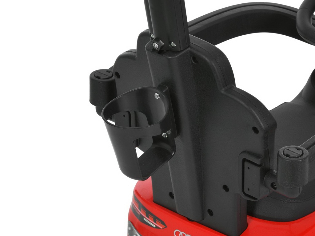 Каталка-толокарь M 6254EL-3, музыка, свет, родительская ручка, подстаканник, MP3, Bluetooth, красный