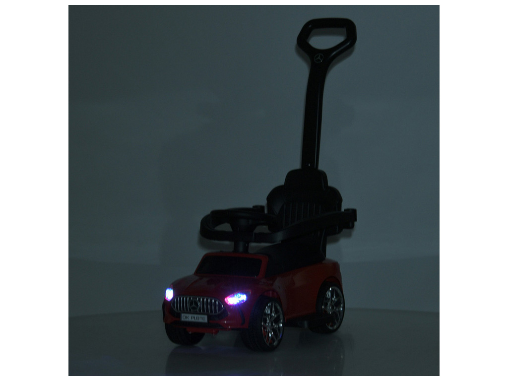 Каталка-толокар M 6255EL-8, музика, світло, підсклянник, MP3, Bluetooth, рожевий