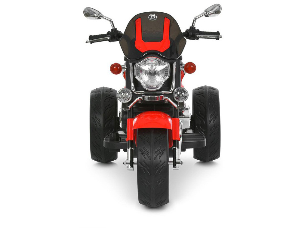 Елетромотоцикл M 6263EL-3, 1х12V7Ah, 2х25W, Bluetooth,USB, TF, музика, світло, червоний, Bambi Racer