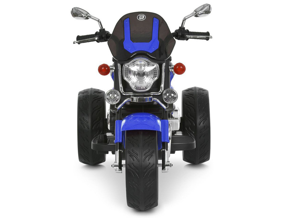 Елетромотоцикл M 6263EL-4, 1х12V7Ah, 2х25W, Bluetooth, USB, TF, музика, світло, синій, Bambi Racer