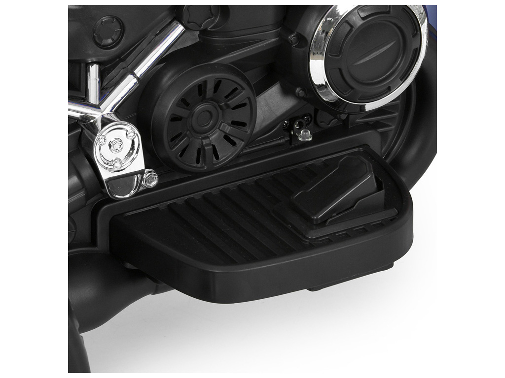 Елетромотоцикл M 6263EL-4, 1х12V7Ah, 2х25W, Bluetooth, USB, TF, музика, світло, синій, Bambi Racer