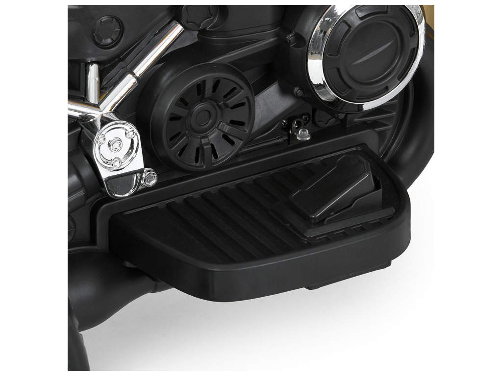 Елетромотоцикл M 6263EL-6, 1х12V7Ah, 2х25W, Bluetooth, USB, TF, музика, світло, жовтий, Bambi Racer