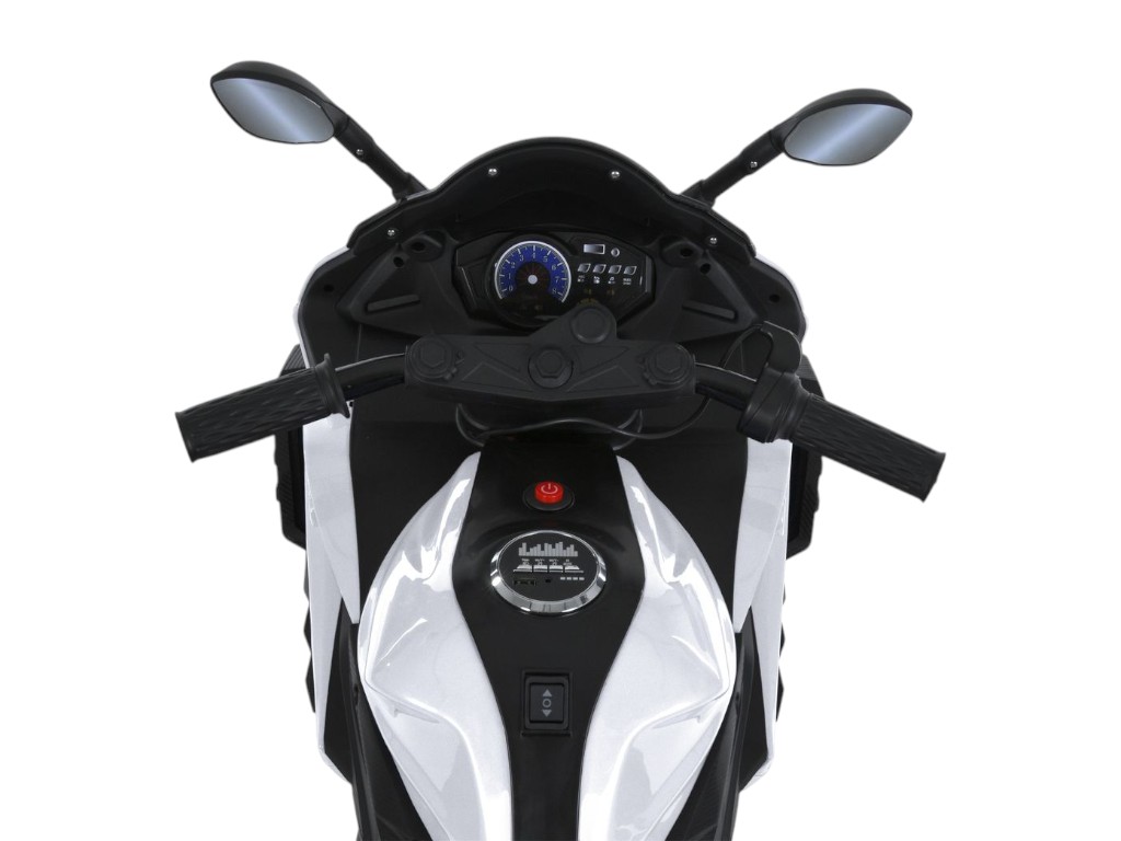 Електромотоцикл M 6273EL-1 білий електро Bambi Racer