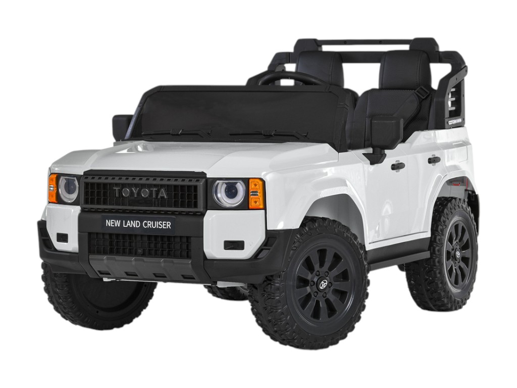 Електромобіль джип M 6280EBLR-1,12V,2×45W, MP3, Bluetooth, EVA колеса, шкіряне сидіння, білий, Bambi