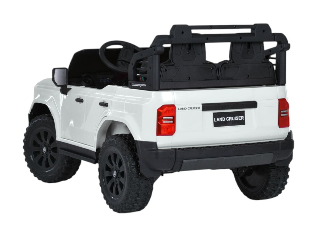 Електромобіль джип M 6280EBLR-1,12V,2×45W, MP3, Bluetooth, EVA колеса, шкіряне сидіння, білий, Bambi