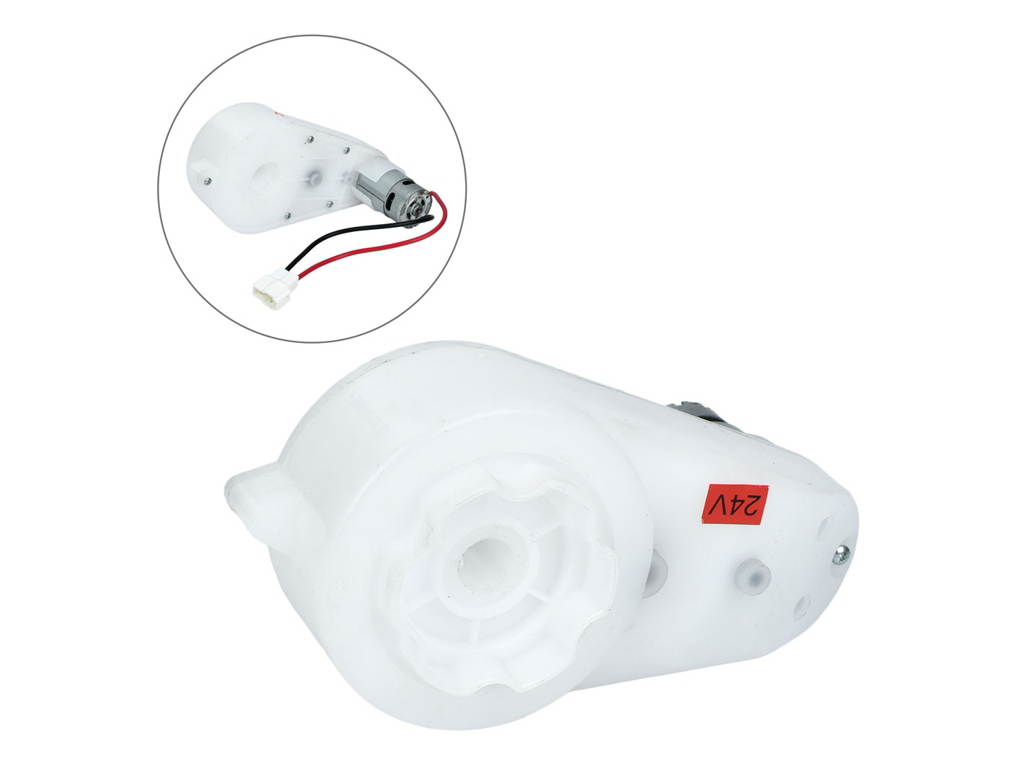 Редуктор у зборі з мотором M 6282-GEAR BOX до джипа M 6282, 24V, 65W, RPM13500