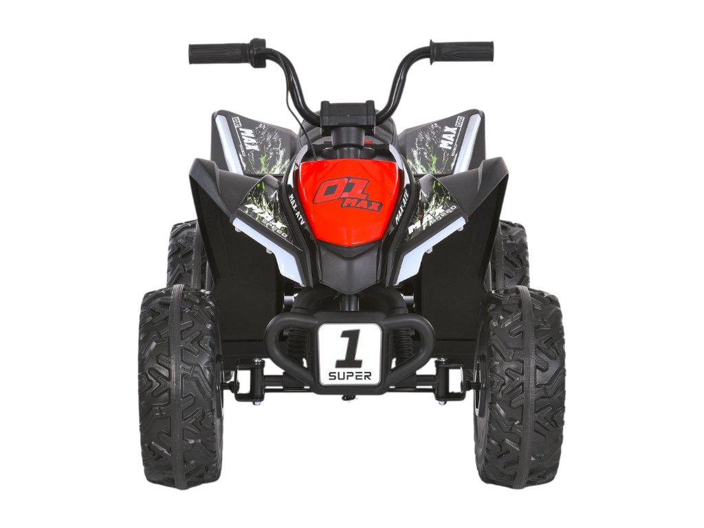Електроквадроцикл, M 6283EL-3, музика та світло, червоний, Bambi Racer