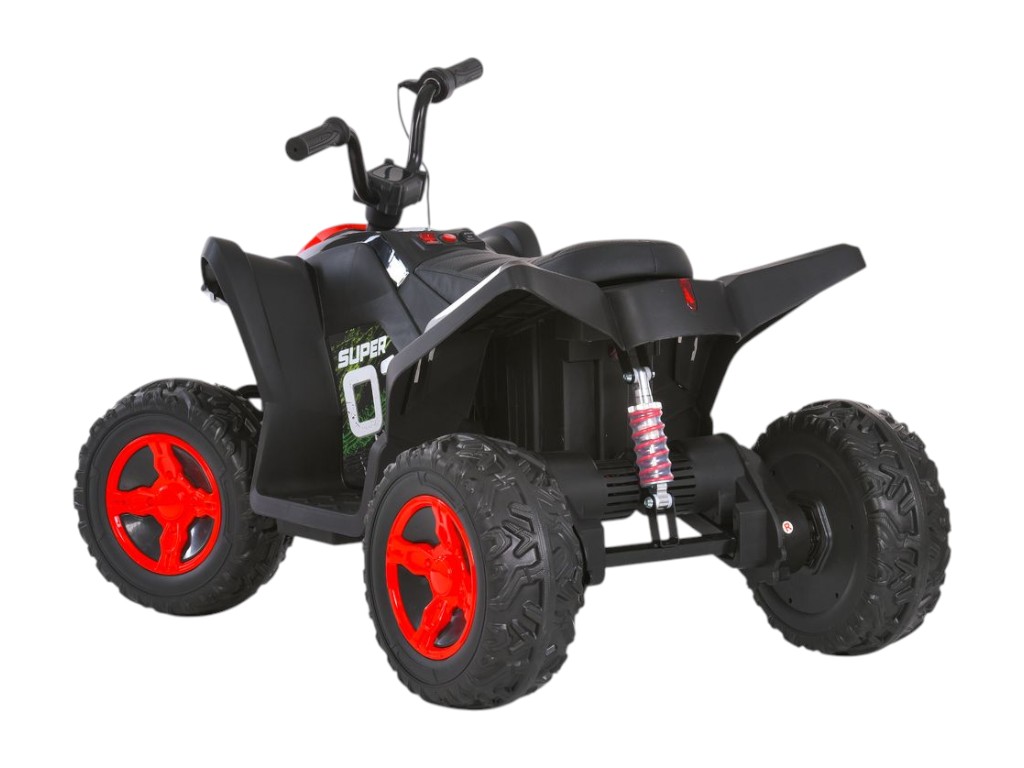 Електроквадроцикл, M 6283EL-3, музика та світло, червоний, Bambi Racer