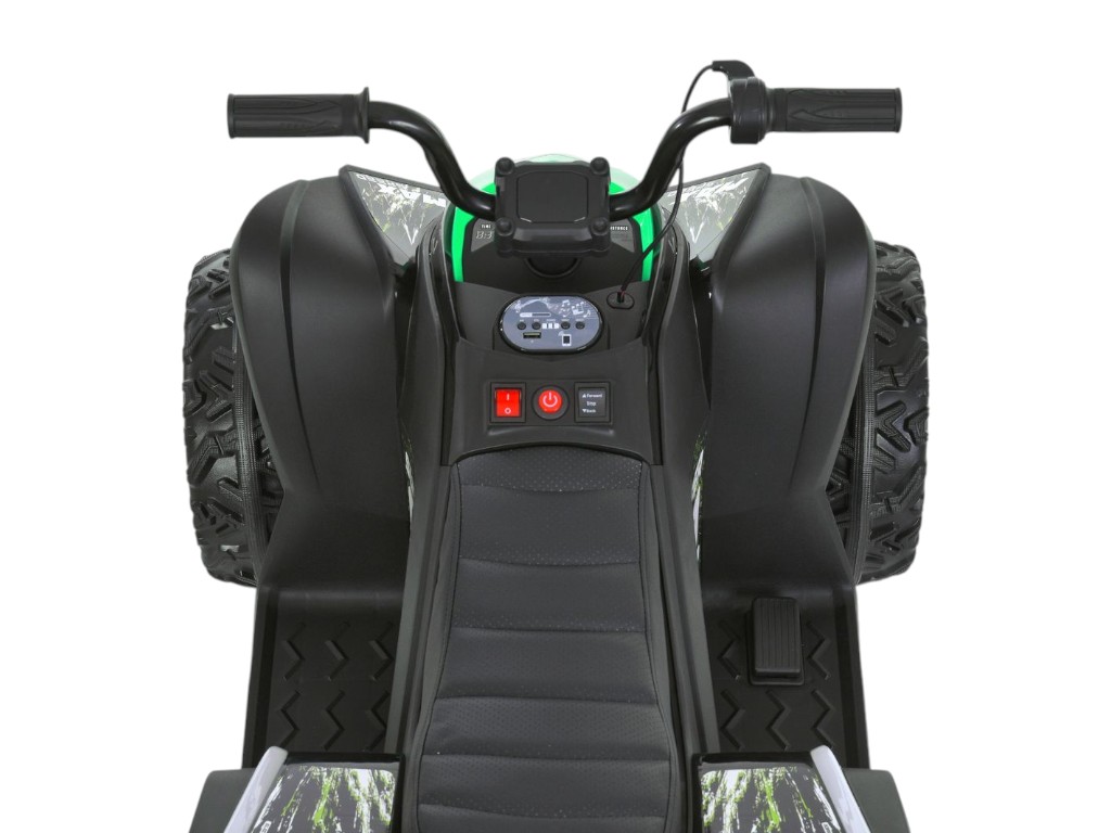 Електроквадроцикл, M 6283EL-5, музика та світло, зелений, Bambi Racer