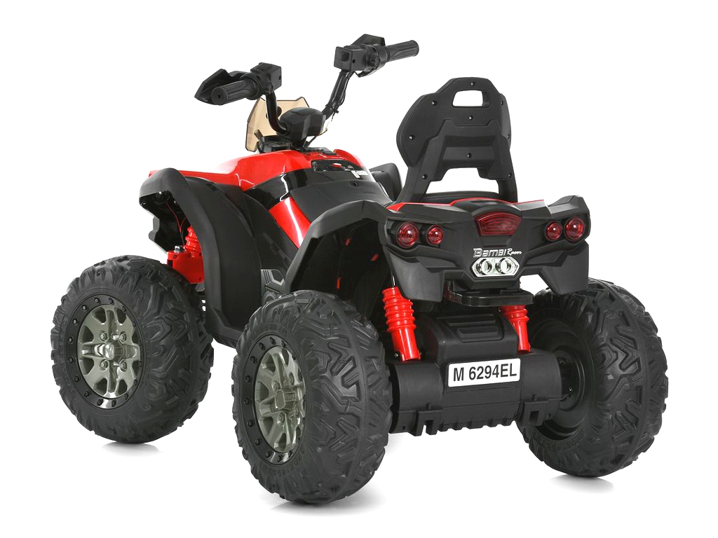 Квадроцикл Bambi Race M 6294EL-3, 2х45W, 1х12V/9AH, EVA, MP3, USB, TF, Blutooth, червоний