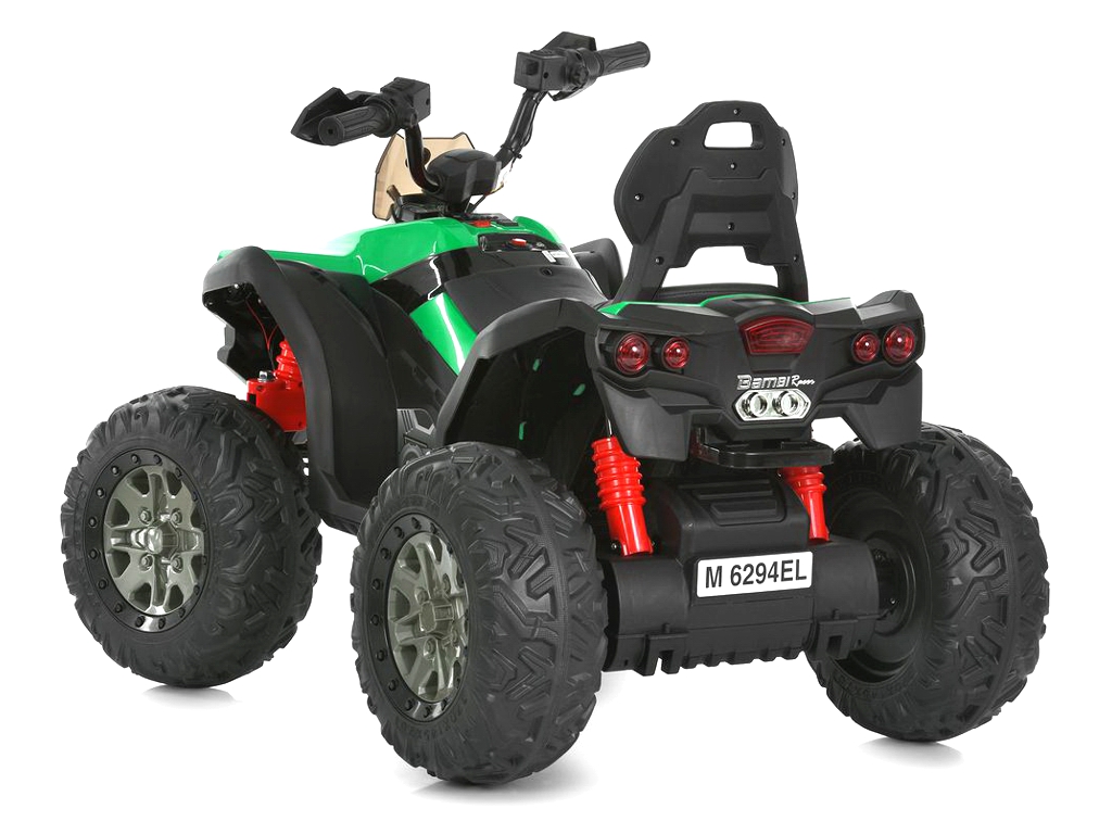 Квадроцикл Bambi Race M 6294EL-5, 2х45W, 1х12V/9AH, EVA, MP3, USB, TF, Blutooth, зелений