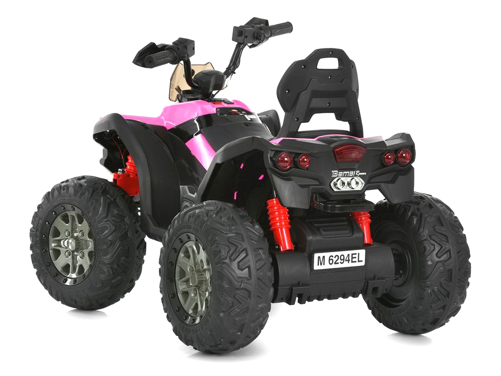 Квадроцикл Bambi Race M 6294EL-8, 2х45W, 1х12V/9AH, EVA, MP3, USB, TF, Blutooth, рожевий