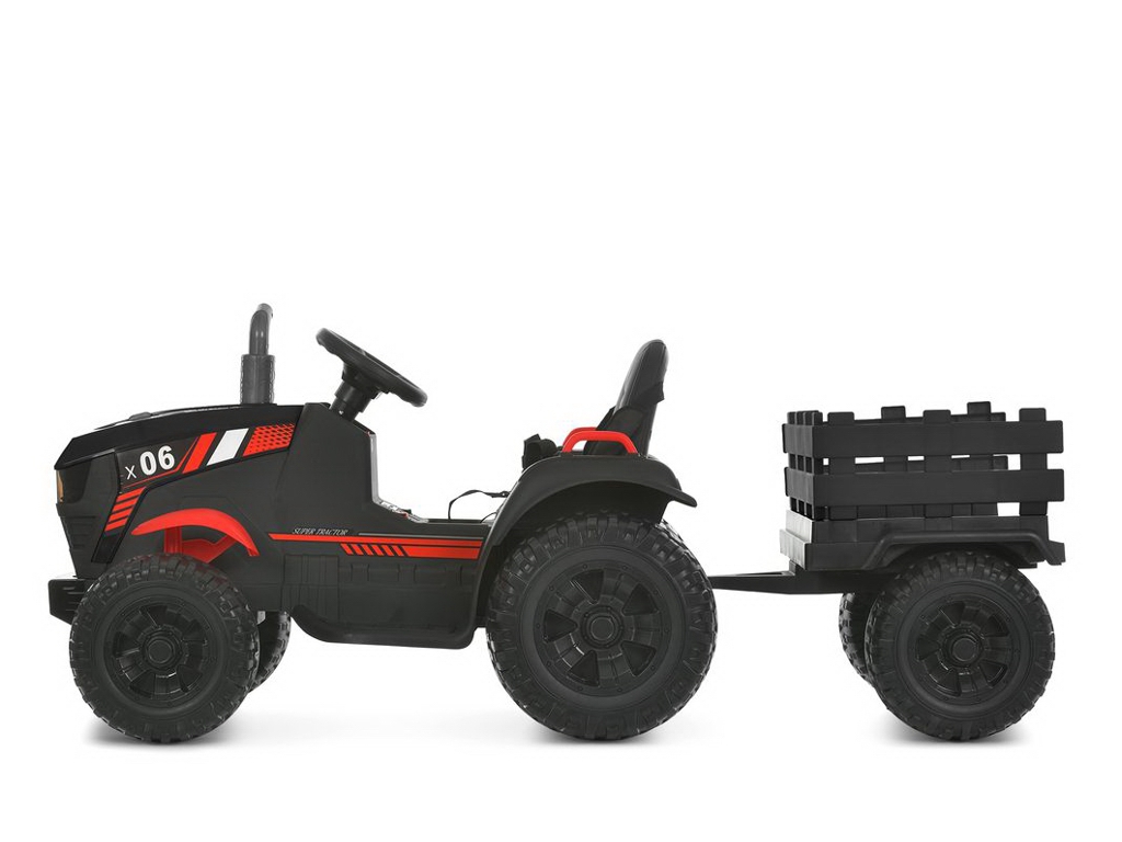 Трактор електричний Bambi Racer M 6295EBLR-2,  2х45W, 1х12V/9AH, MP3, USB, TF, Bluetooth