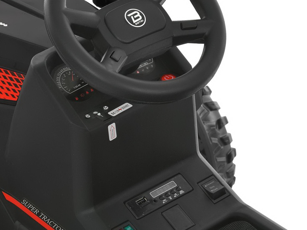 Трактор електричний Bambi Racer M 6295EBLR-2,  2х45W, 1х12V/9AH, MP3, USB, TF, Bluetooth