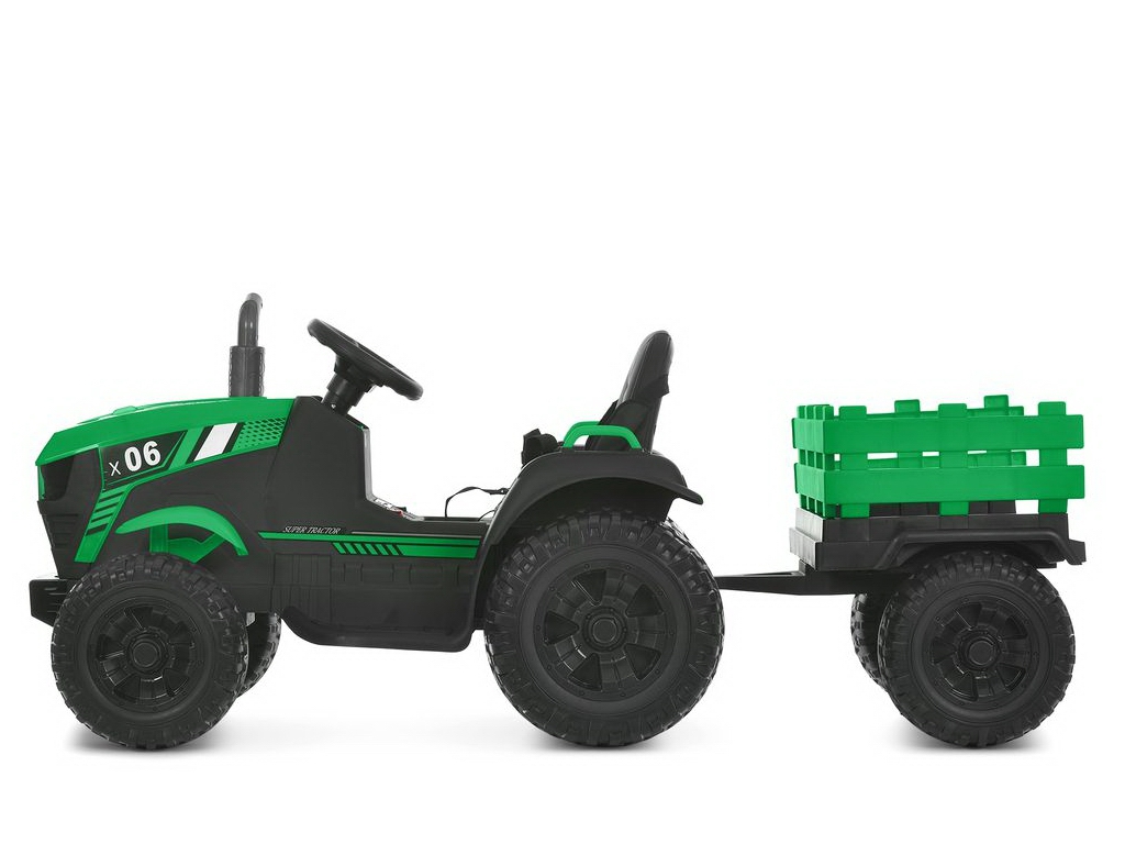 Трактор електричний Bambi Racer M 6295EBLR-5, 2х45W, 1х12V/9AH, MP3, USB, TF, Bluetooth
