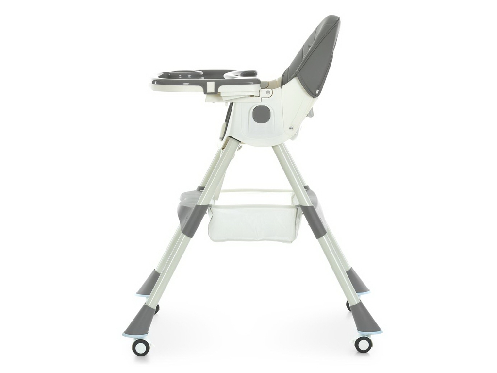 Стільчик для годування, M 6302 Gray, складний, 5-точкові ремені, сірий, Bambi