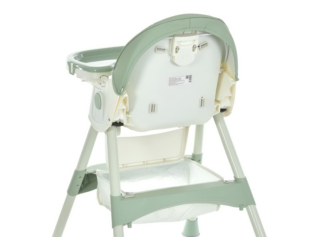 Стільчик для годування, M 6302 Olive, складний, 5-точкові ремені, зелений, Bambi