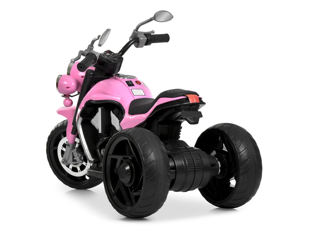 Дитячий електромотоцикл Bambi Racer, 2×25W, 1х12V/9AH,  MP3, USB, Bluetooth, TF, музика, світло