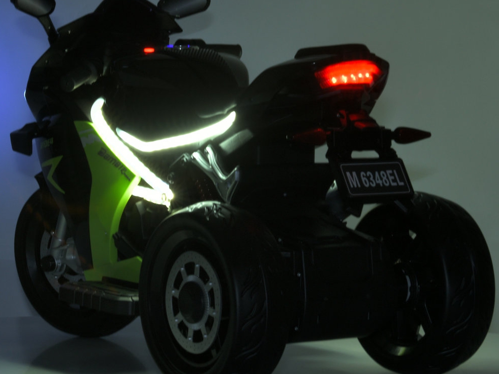 Електромотоцикл Bambi Racer M 6348EL-2-5, 1х12V/7AH, 2×35W, MP3, USB, TF, EVA, Bluetooth, до 50 кг