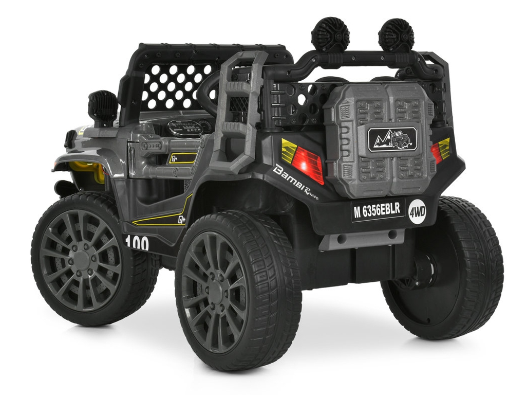 Електромобіль Джип M 6356EBLR-11-5, 2,4G р/к, 1х12V/7AH, 4х25W, MP3, USB, Bluetooth, EVA, TF