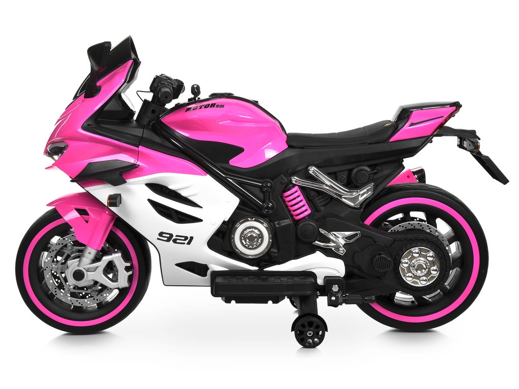 Дитячи йелектромотоцикл Bambi Racer  M 6359EL-8-1 (1шт) 2х45W, 1х12V/10AH, MP3, USB, TF, рожевий