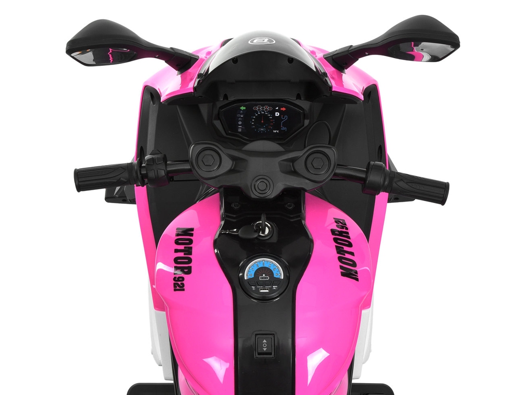 Дитячи йелектромотоцикл Bambi Racer  M 6359EL-8-1 (1шт) 2х45W, 1х12V/10AH, MP3, USB, TF, рожевий