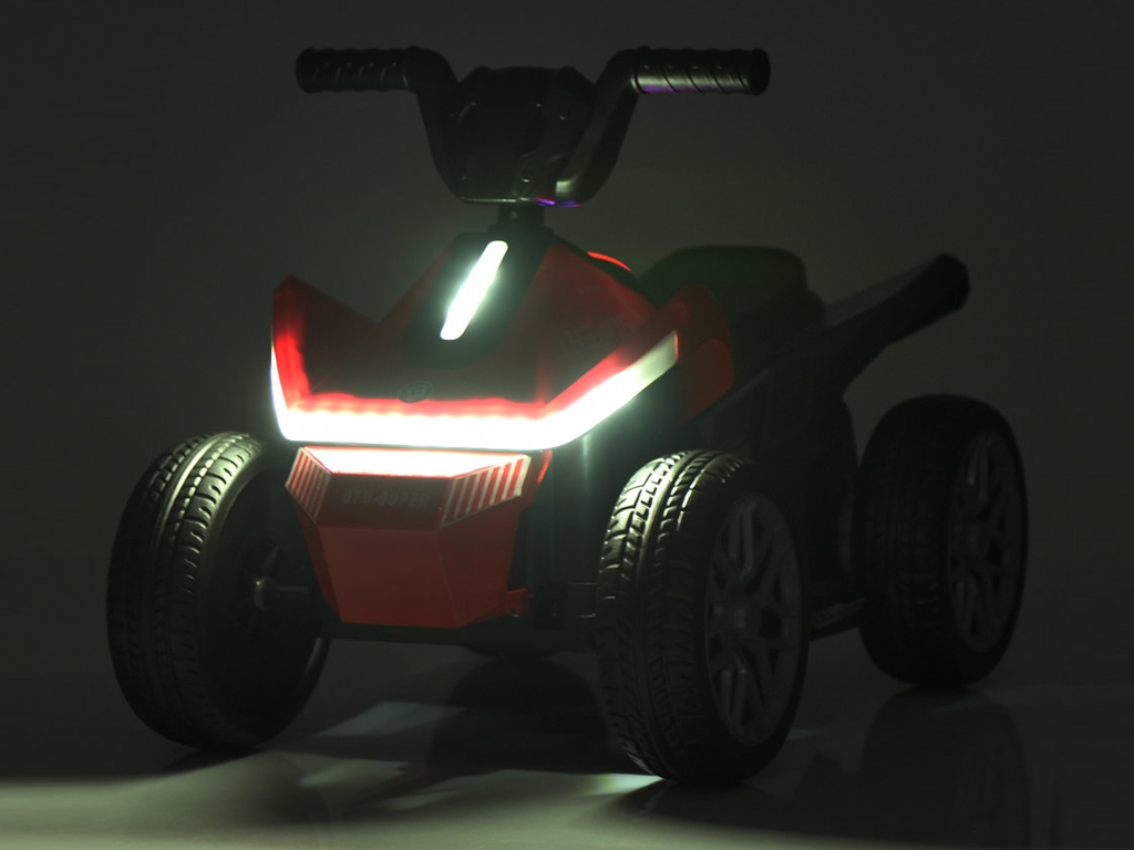 Дитячий електроквадроцикл Bambi Racer M 6362E-8, 1х6V7AH, 62×35W, EVA, Bluetooth,  MP3, USB, червони