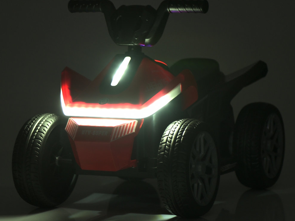 Дитячий електроквадроцикл Bambi Racer M 6362E-6, 1х6V7AH, 62×35W, EVA, Bluetooth,  MP3, USB, жовтий