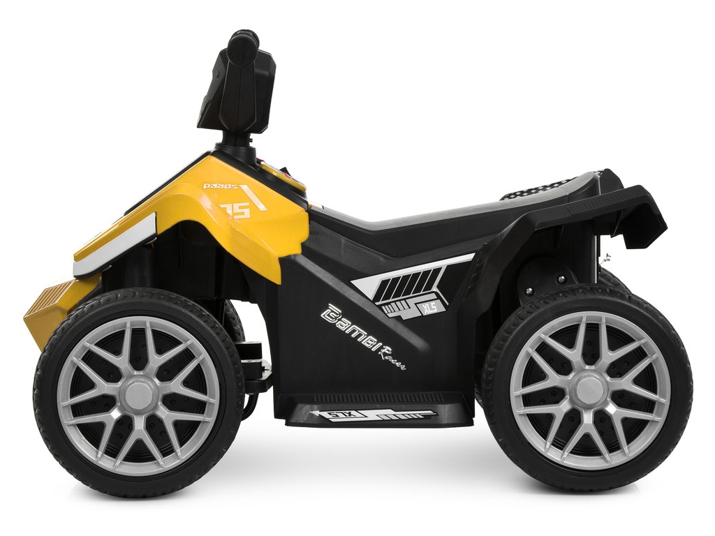 Дитячий електроквадроцикл Bambi Racer M 6362E-6, 1х6V7AH, 62×35W, EVA, Bluetooth,  MP3, USB, жовтий