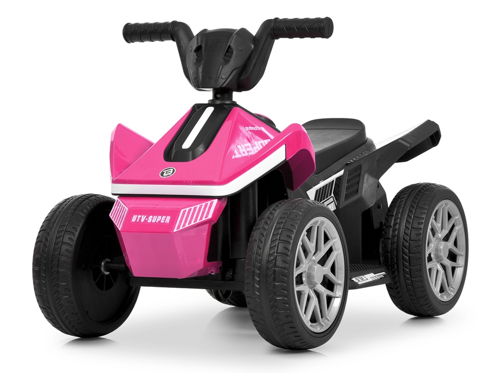 Дитячий електроквадроцикл Bambi Racer M 6362E-8, 1х6V7AH, 62×35W, EVA, Bluetooth,  MP3, USB, рожевий