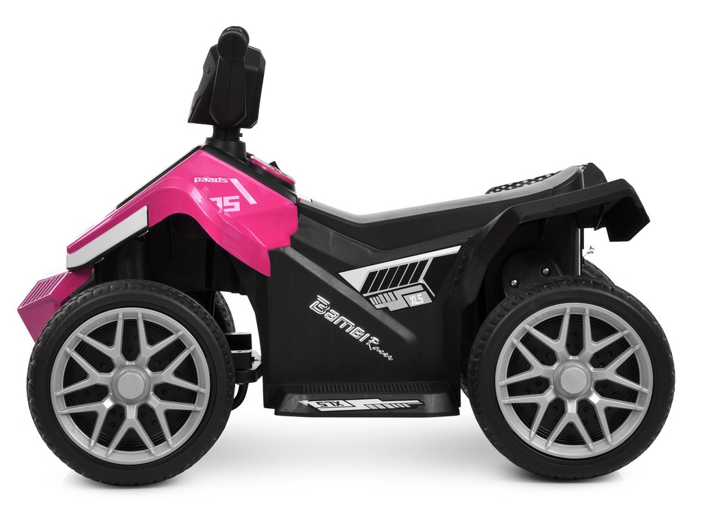Дитячий електроквадроцикл Bambi Racer M 6362E-8, 1х6V7AH, 62×35W, EVA, Bluetooth,  MP3, USB, рожевий