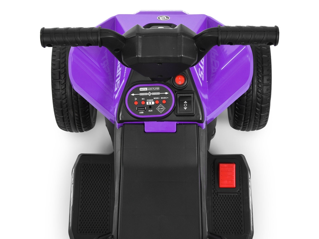 Дитячий електроквадроцикл Bambi Racer M 6362E-8, 1х6V7AH, 62×35W, EVA, Bluetooth,  MP3, USB