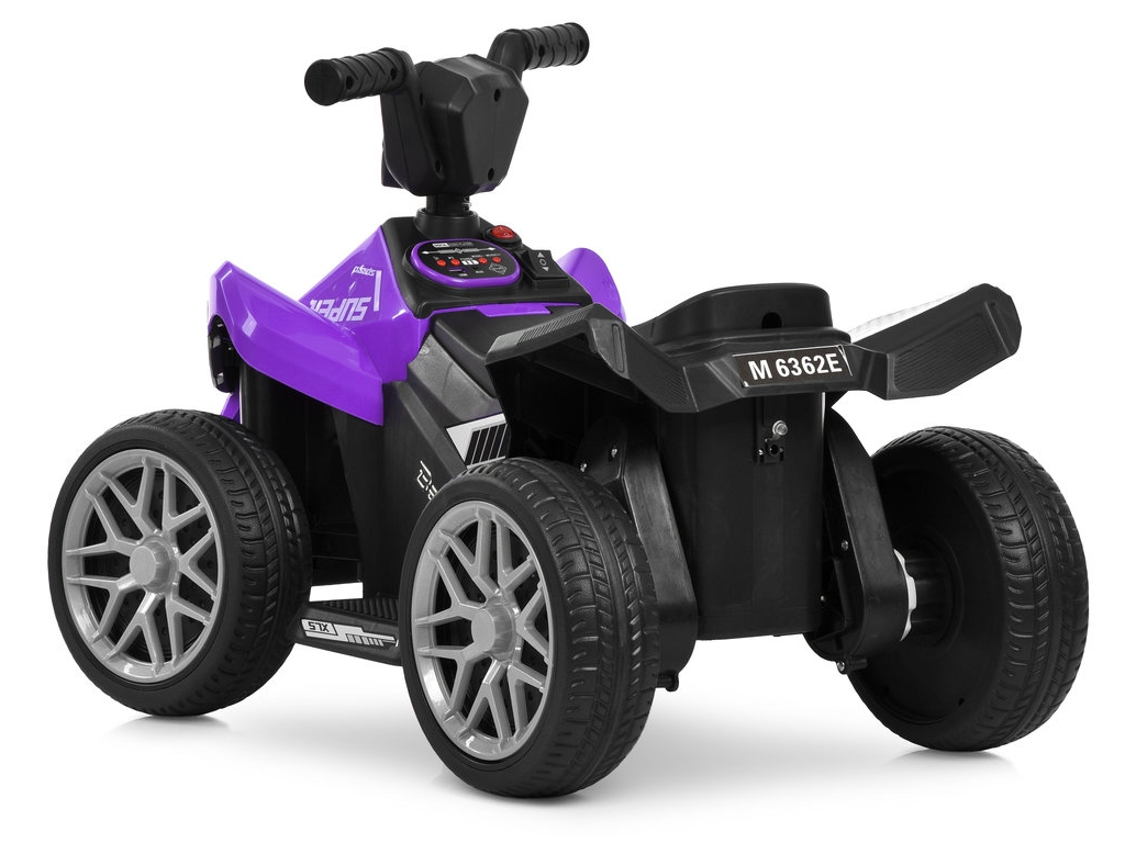Дитячий електроквадроцикл Bambi Racer M 6362E-8, 1х6V7AH, 62×35W, EVA, Bluetooth,  MP3, USB