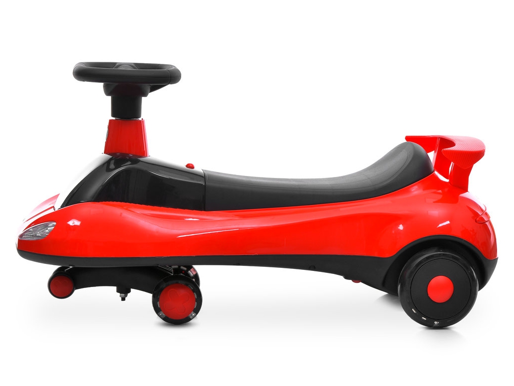 Дитяча каталка-бібікар Bambi Racer M 6363-3, 1х6V/4AH, 1х25W, світло, музика, Bluetooth, червоний