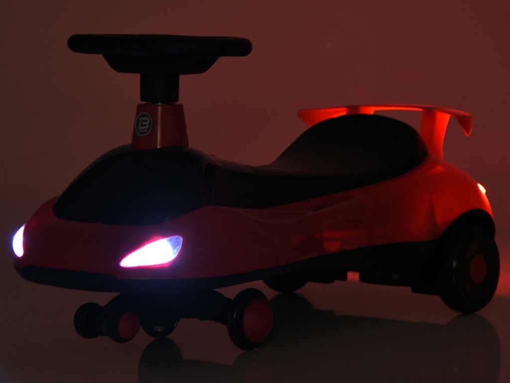 Дитяча каталка-бібікар Bambi Racer M 6363-3, 1х6V/4AH, 1х25W, світло, музика, Bluetooth, червоний
